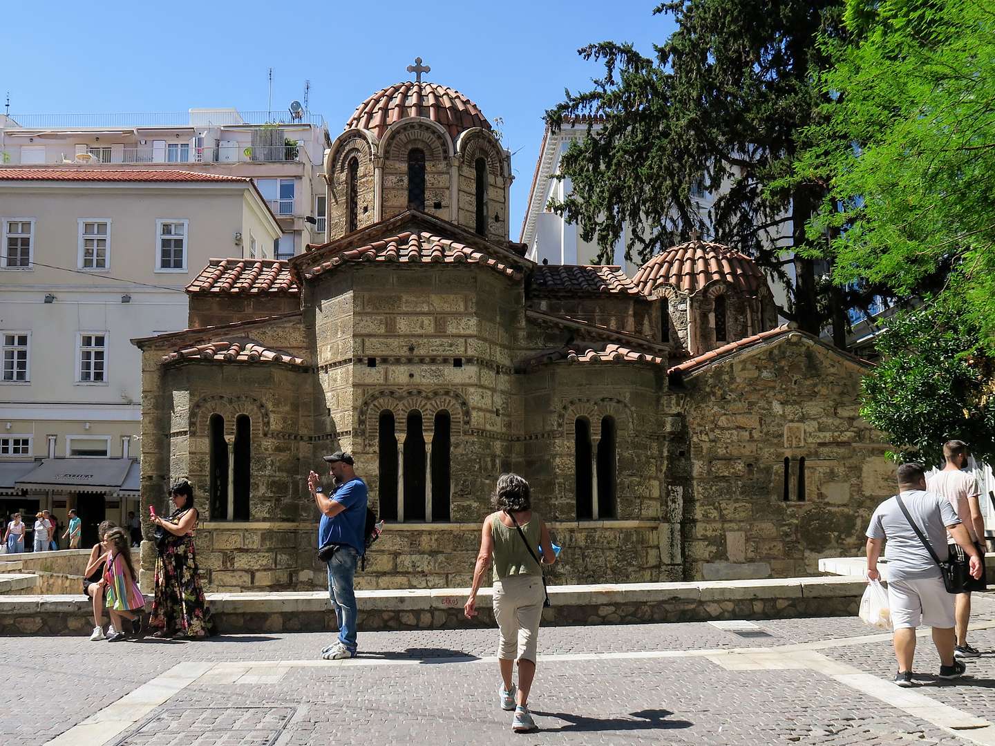 12th-century Byzantine Church of the Virgin in Monastiraki Square
